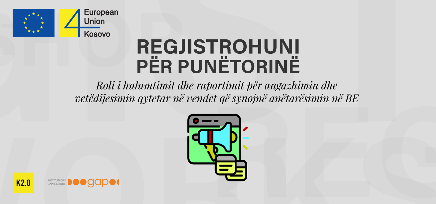 Punëtori: Roli i hulumtimit dhe raportimit për angazhimin dhe vetëdijesimin qytetar në vendet që synojnë anëtarësimin në BE