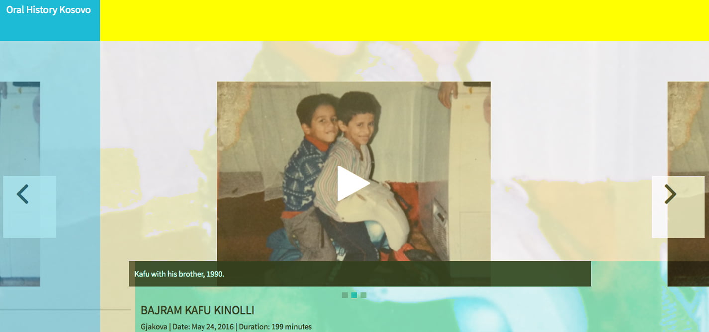 Emri i ngjyrave në historinë orale