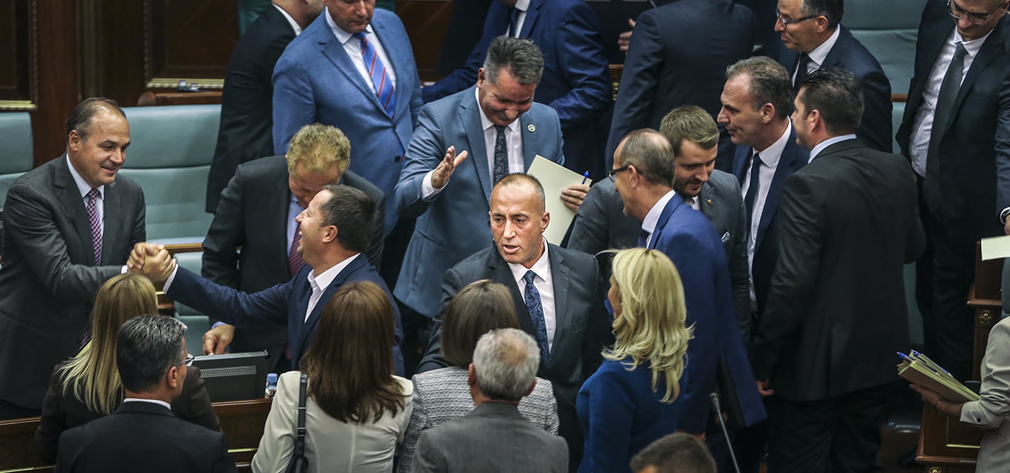Ramush Haradinaj takes up the role of Prime Minister