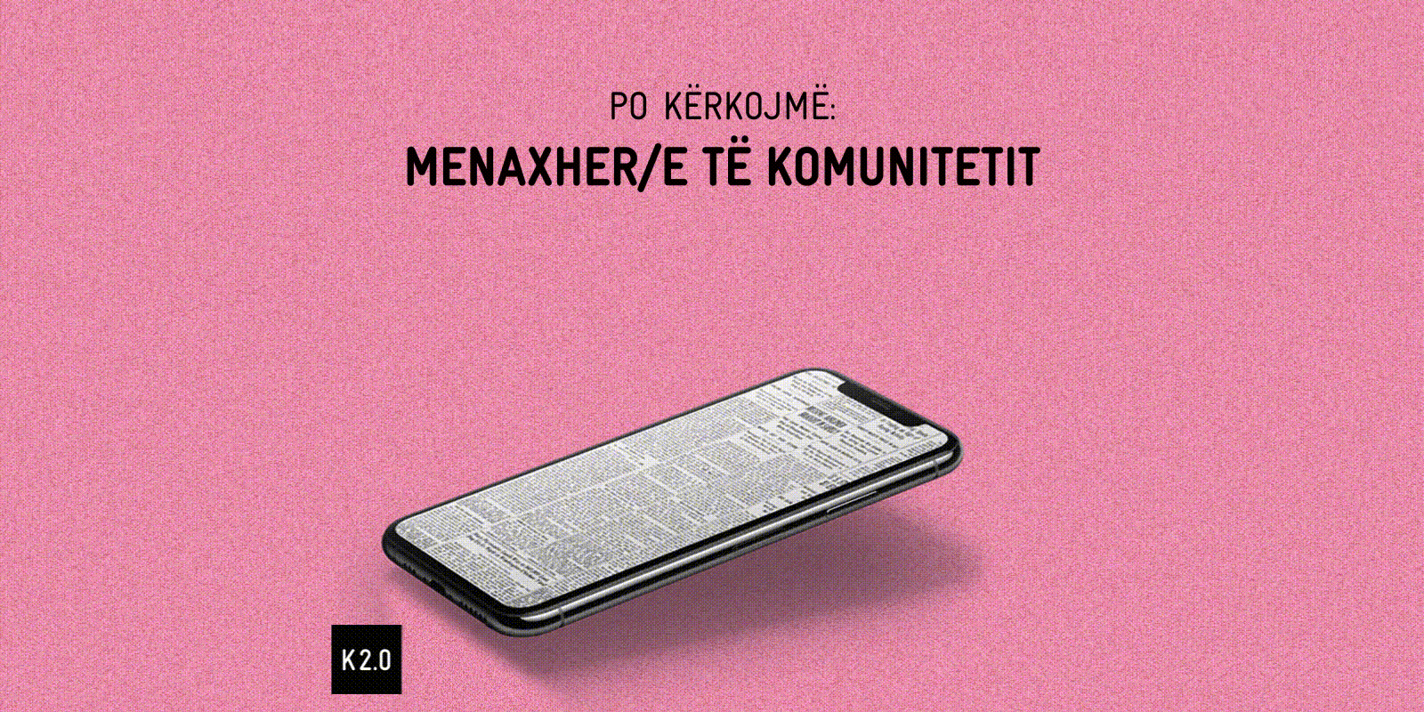 Po kërkojmë: Menaxher/e të Komunitetit