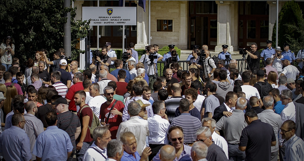 Hot climate in Kosovo's politics