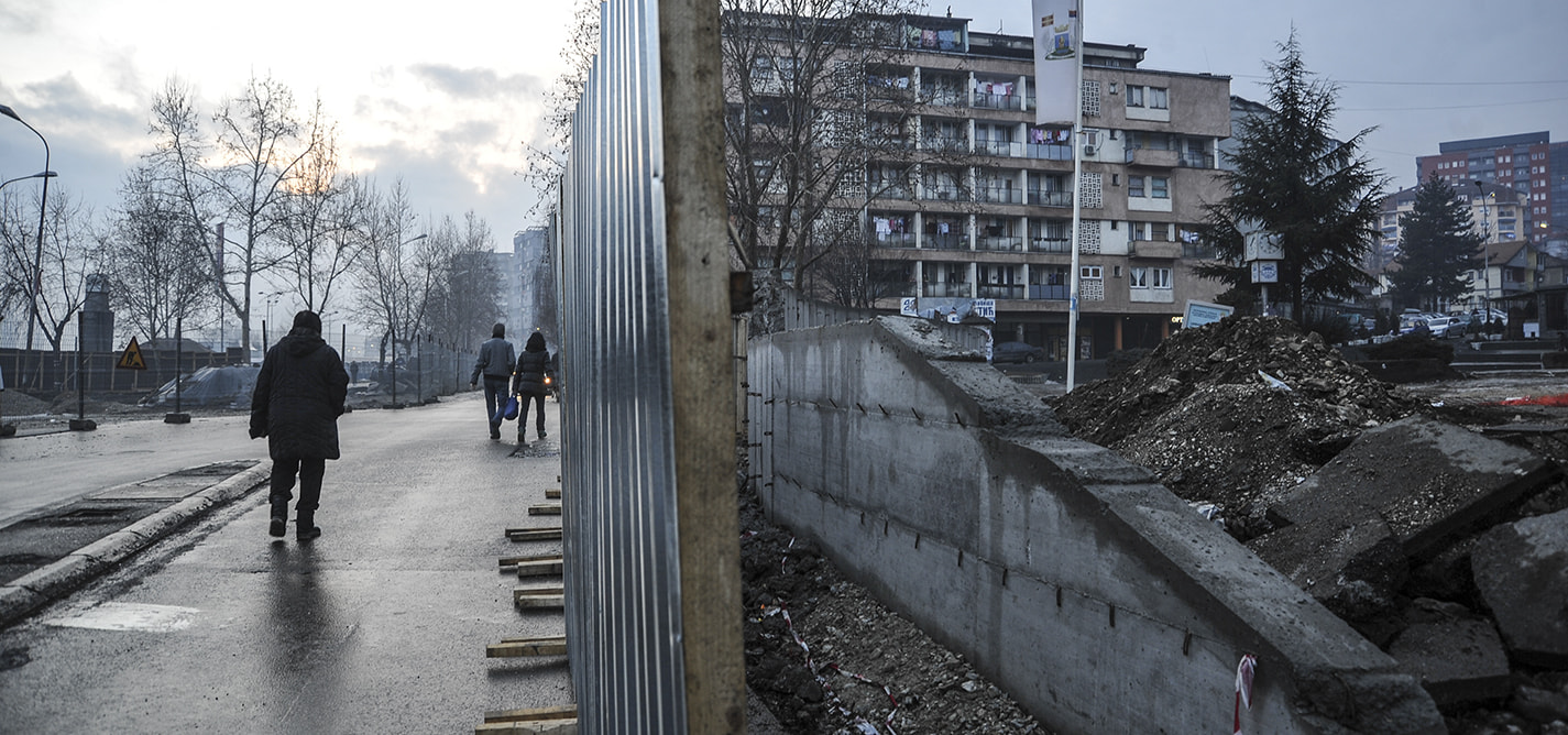 Mitrovica wall comes down