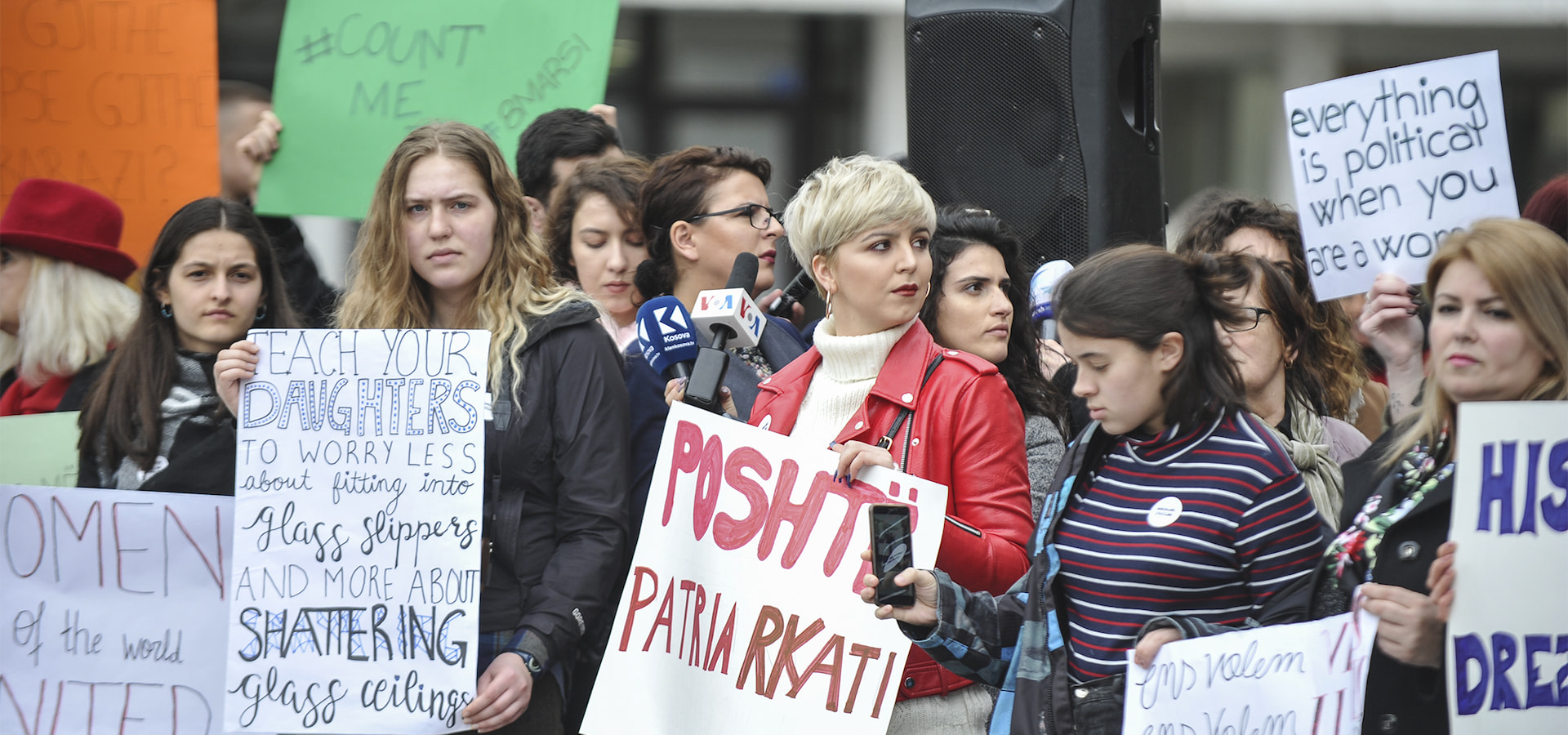 Celebrate the march on the streets