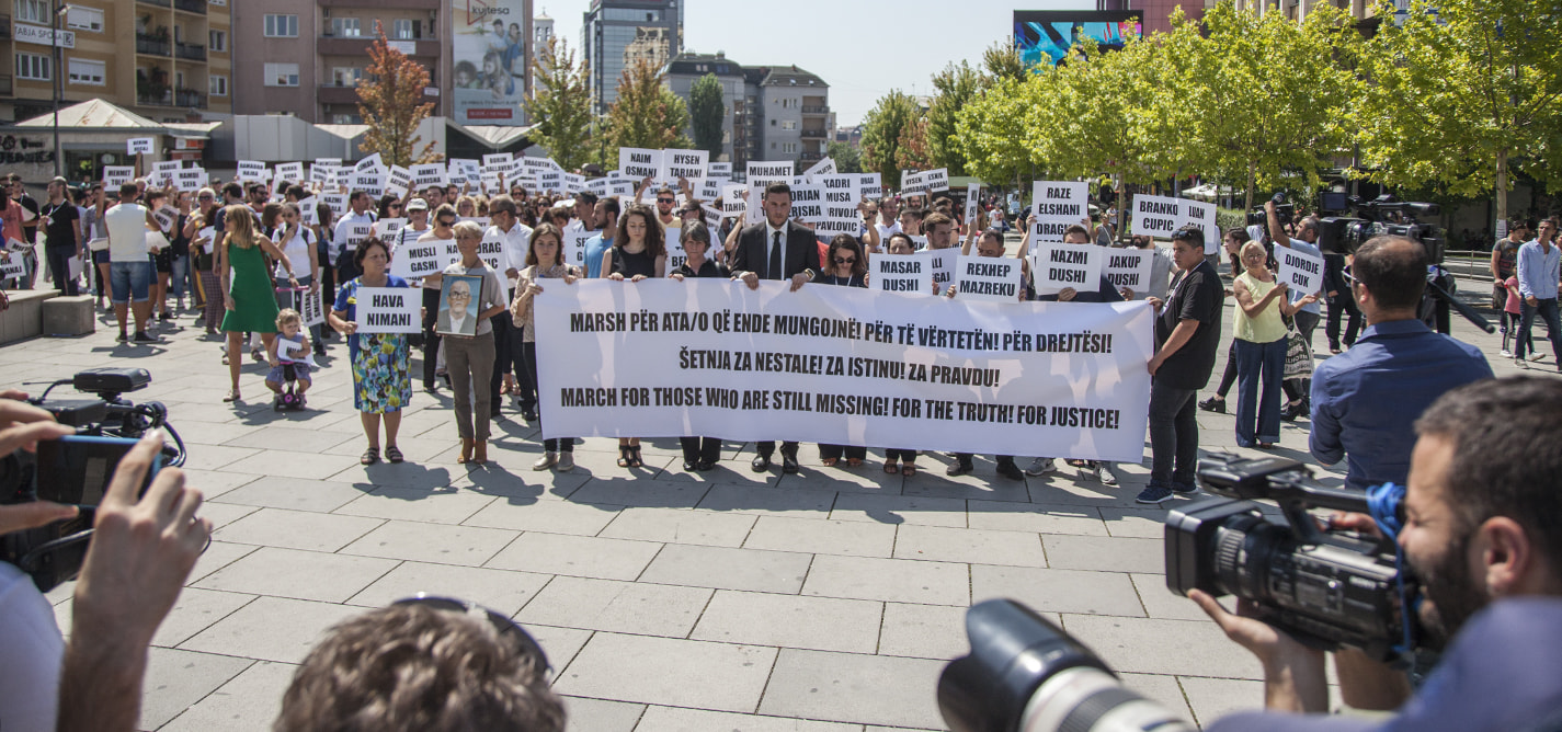 Marching for persons who disappeared during wartime