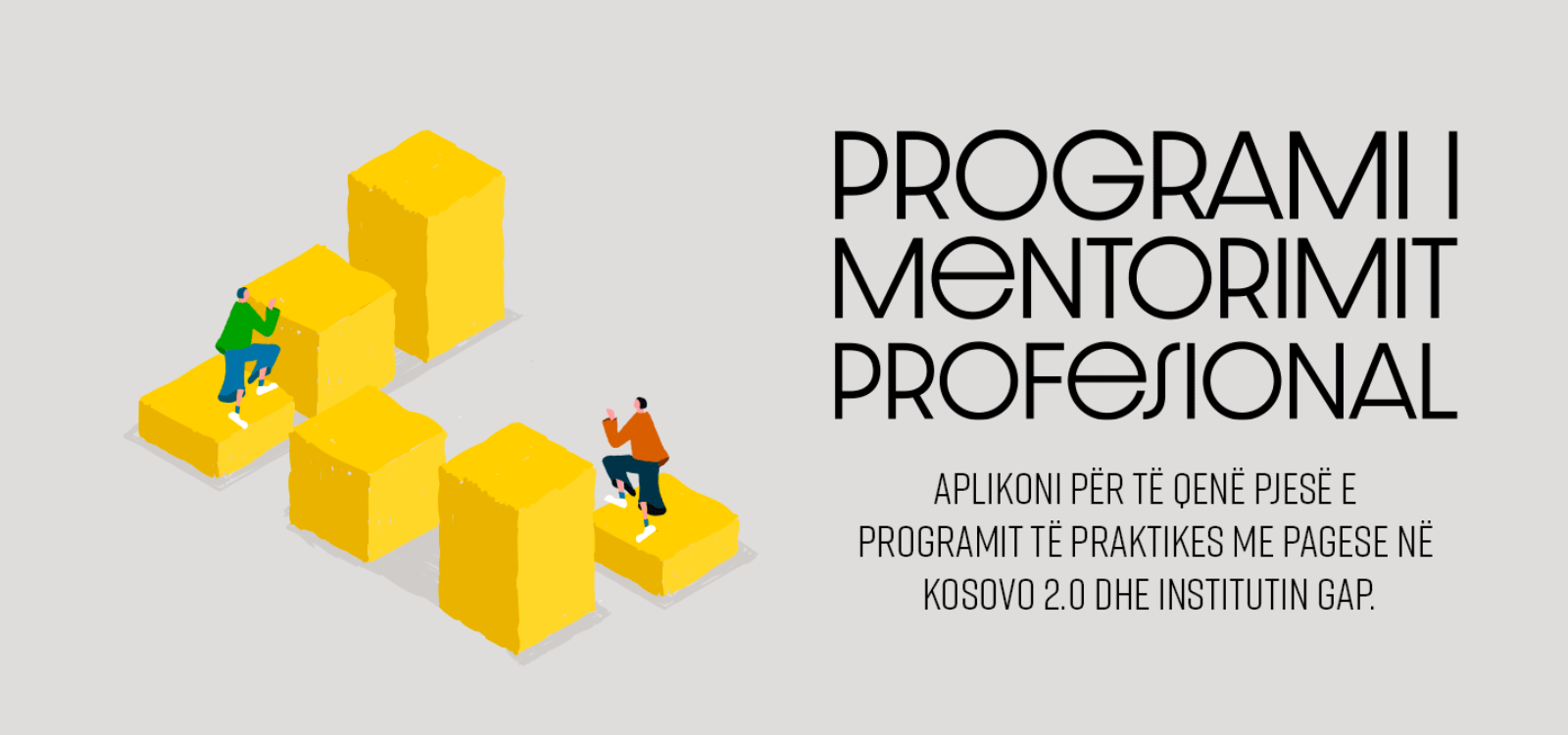 Thirrje për aplikime për 4 praktikantë/e me pagesë përmes programit të Mentorimit