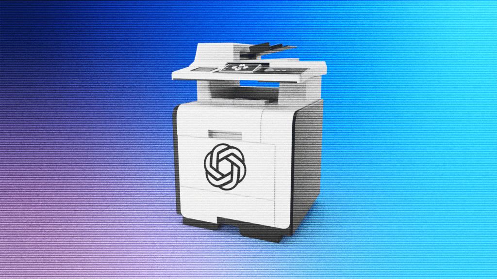 Artificial intelligence in a Kosovo of photocopies