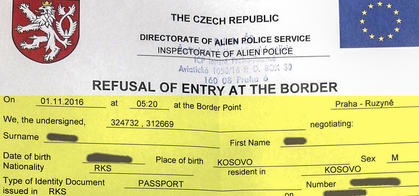 Ti si s Kosova, ne možeš da se ukrcaš