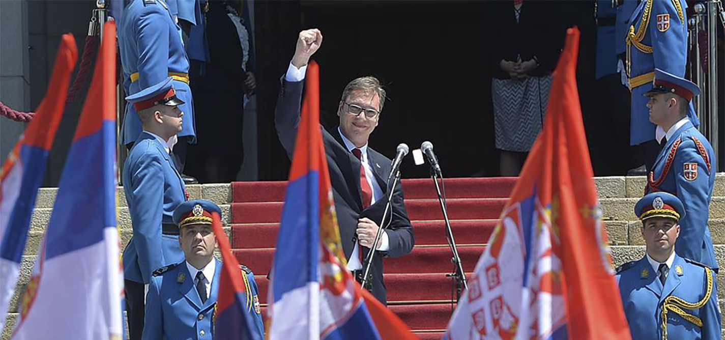 Vucic’s second inauguration shows off the new face of power in the region