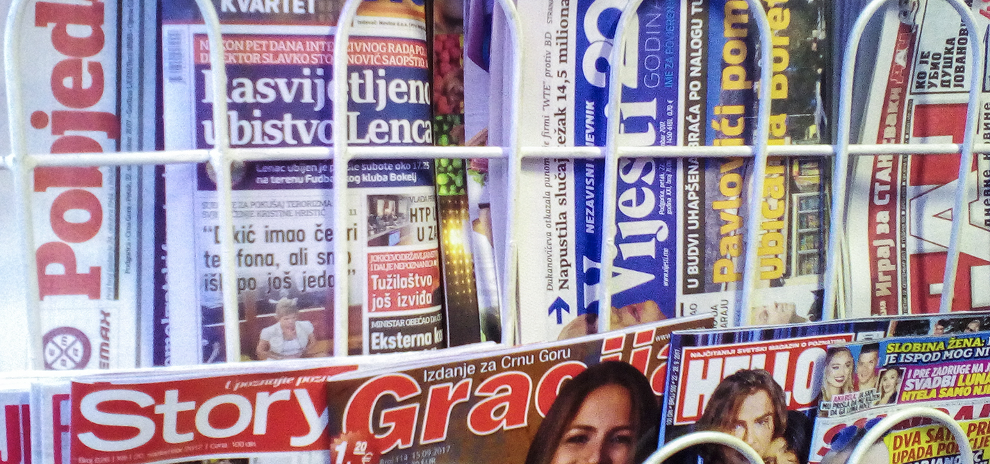 Media chaos in Montenegro