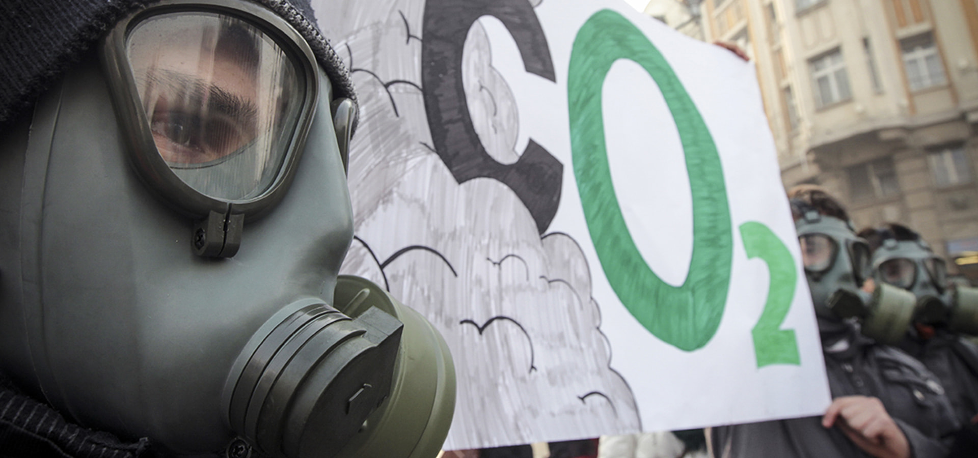 Smog clouds over cities