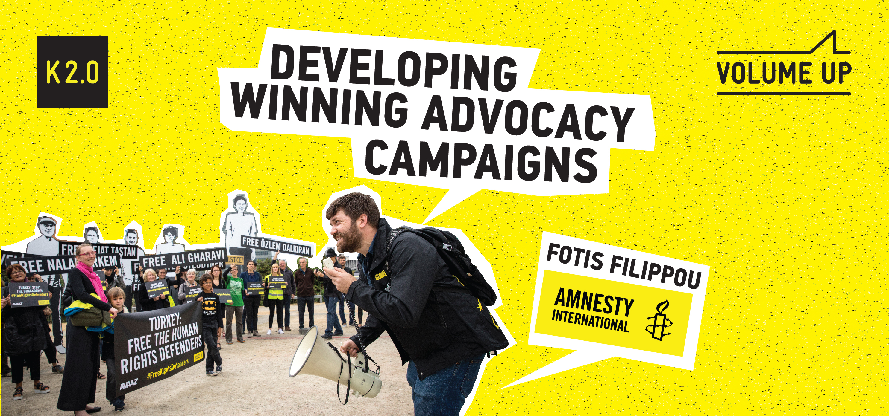 Volume UP: Fotis Filippou on advocacy campaigns