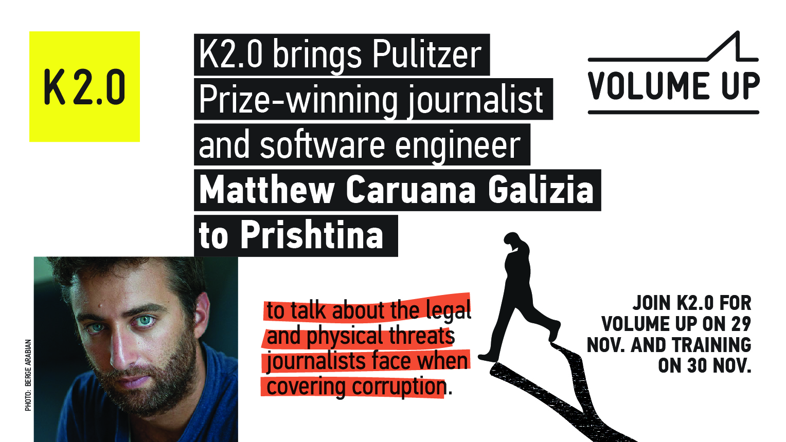 Volume UP: Matthew Caruana Galizia rreth sigurisë së gazetarëve