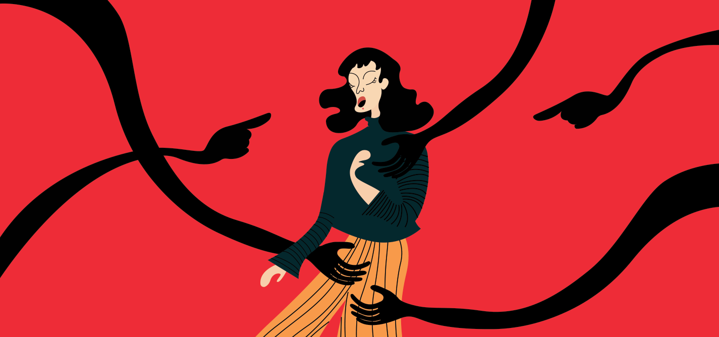 Sama, okružena porodicom