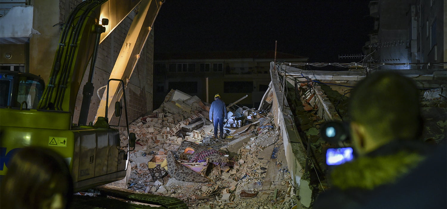 Podrhtavanje tla u razorenoj Albaniji