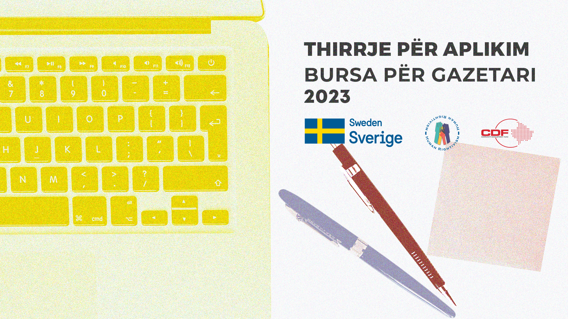 THIRRJE PËR APLIKIME: BURSA PËR GAZETARI 2023