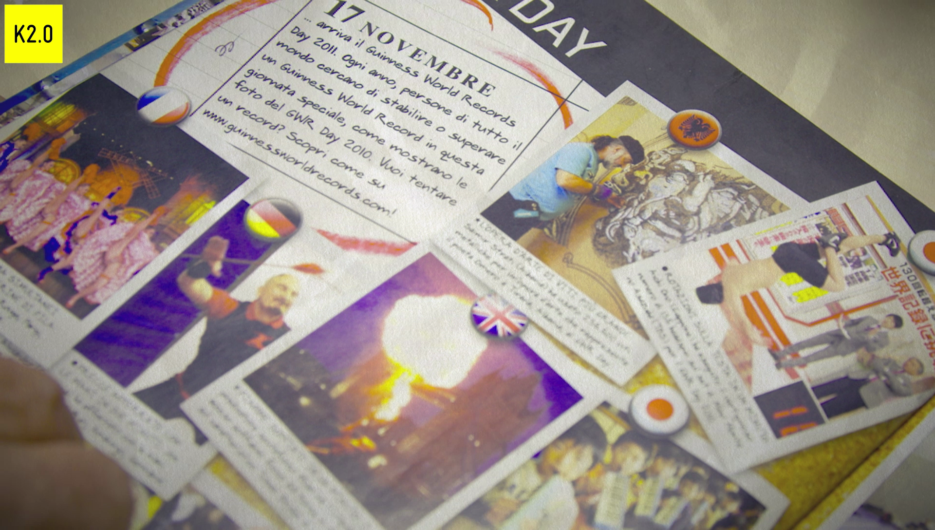 Njeriu i mozaikut: Strati i 11 rekordeve Guinness