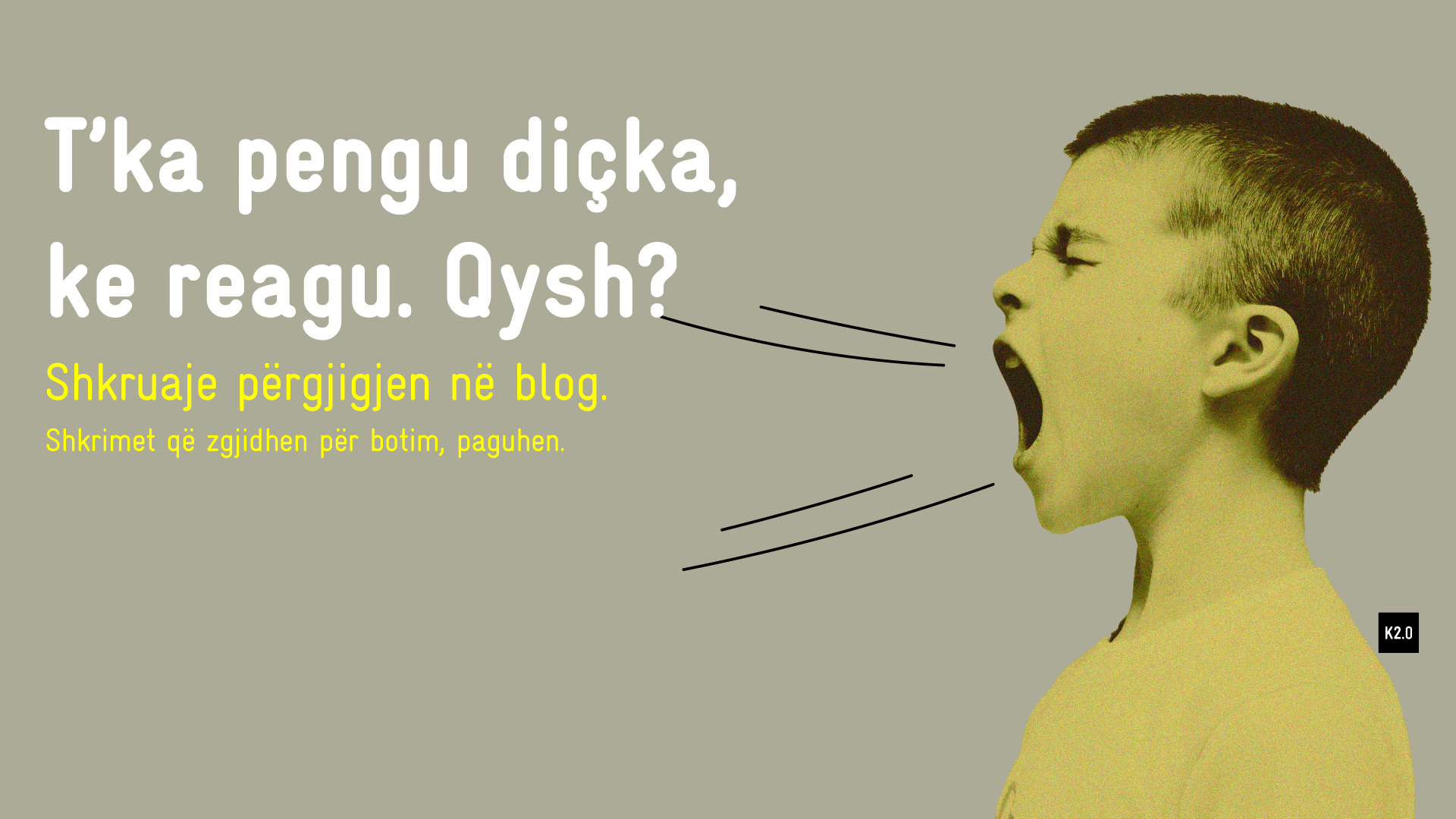 Duam të dëgjojmë për aktivizmin tënd. Na shkruaj.