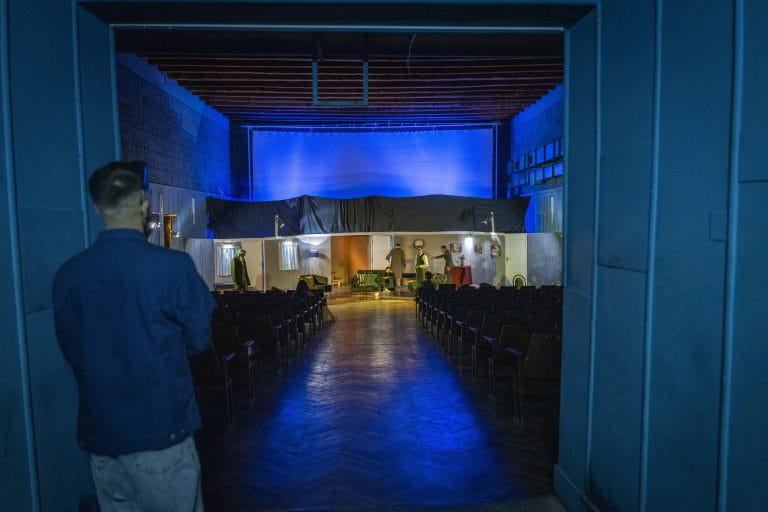 In the Roma theater