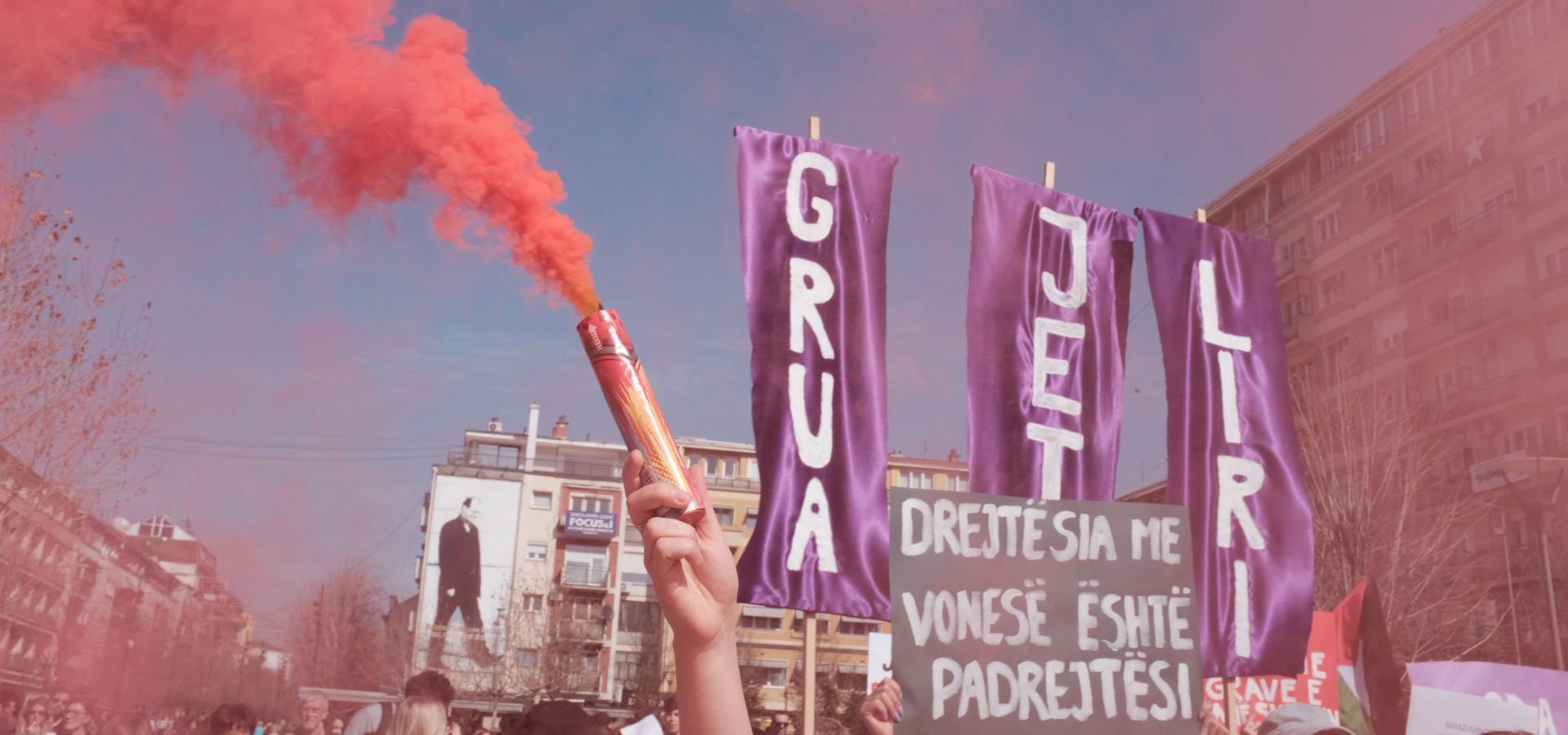 ‘Today we march, every day we fight’