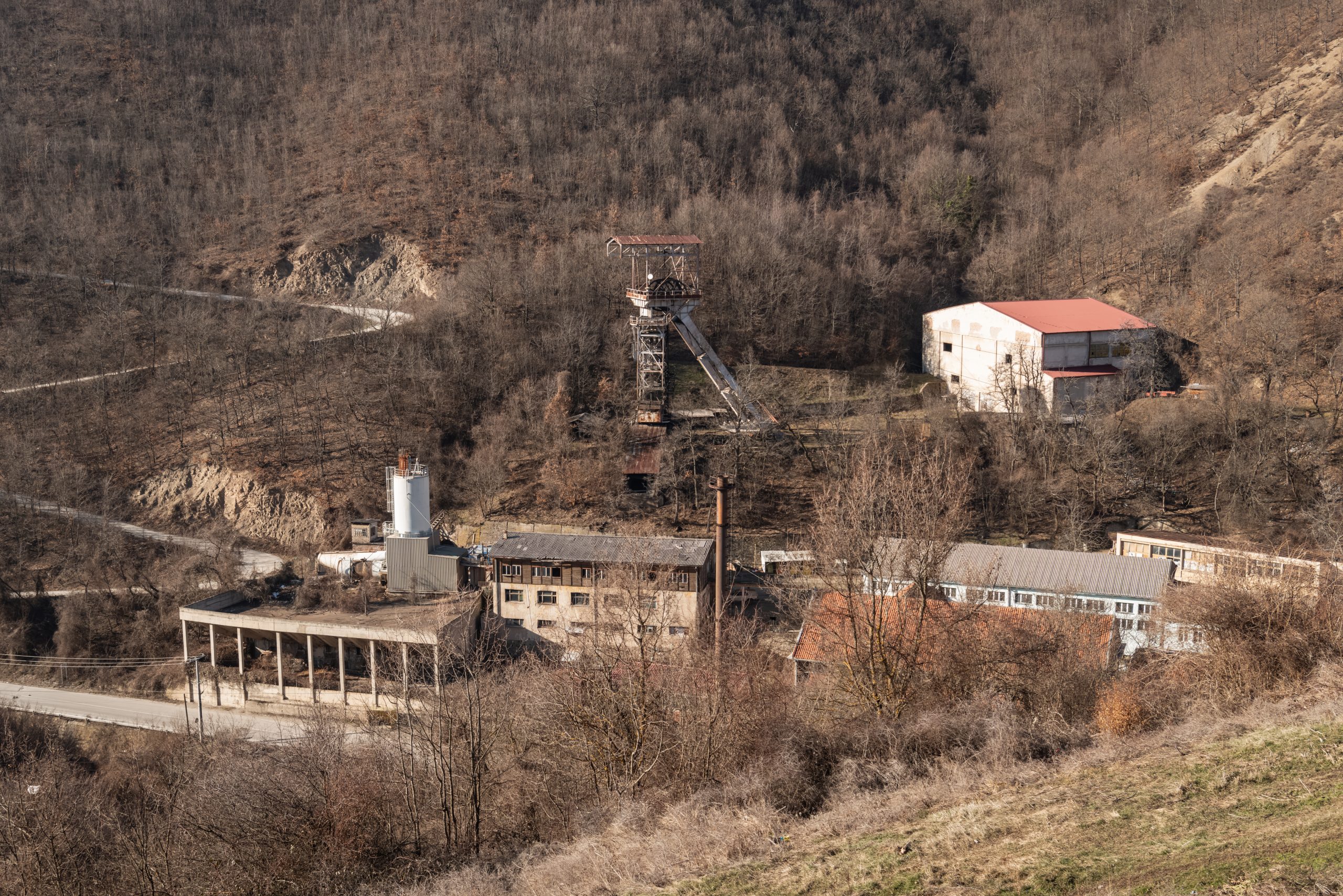 The Trepça mining site in Stan Terg.
